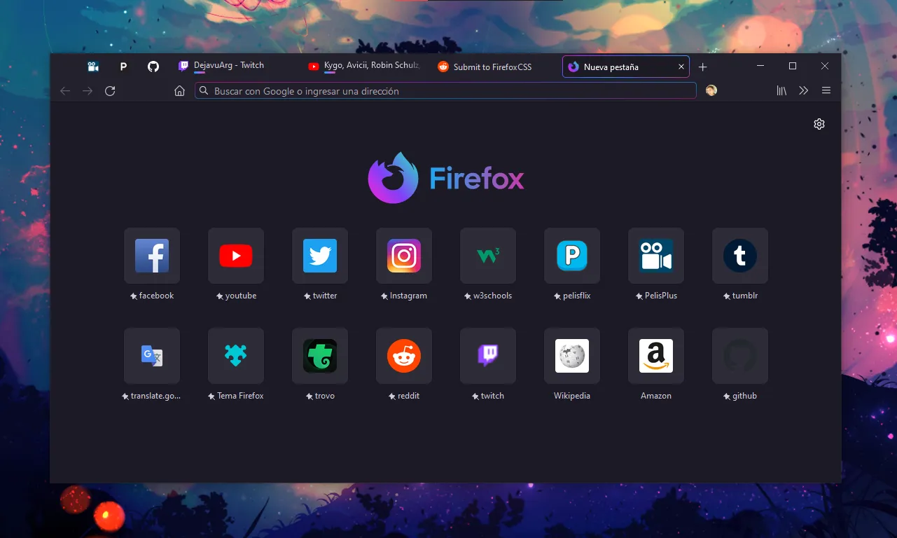 Chameleons-Beauty to Firefox CSS screenshot