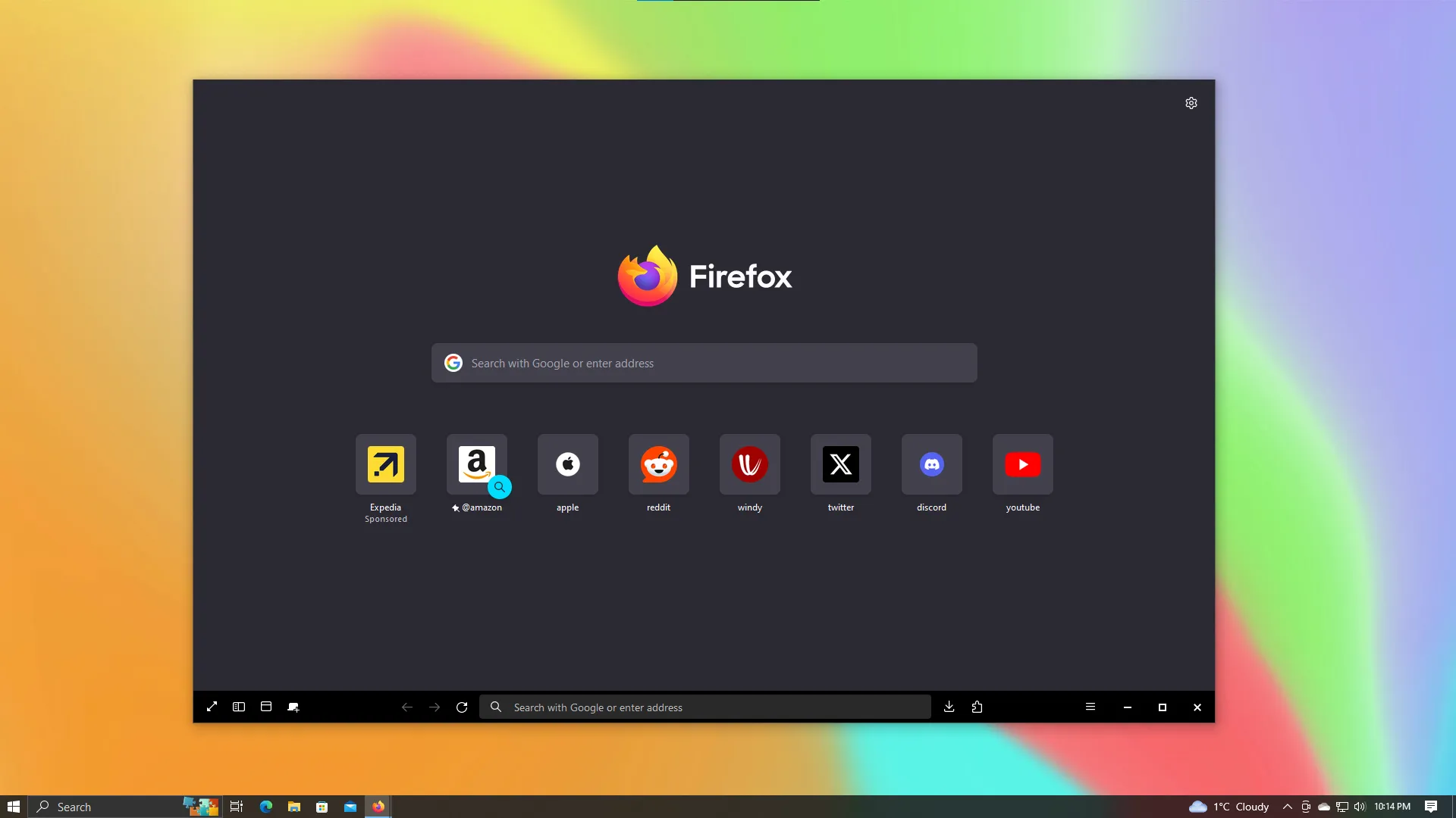 FrameUI for Firefox screenshot