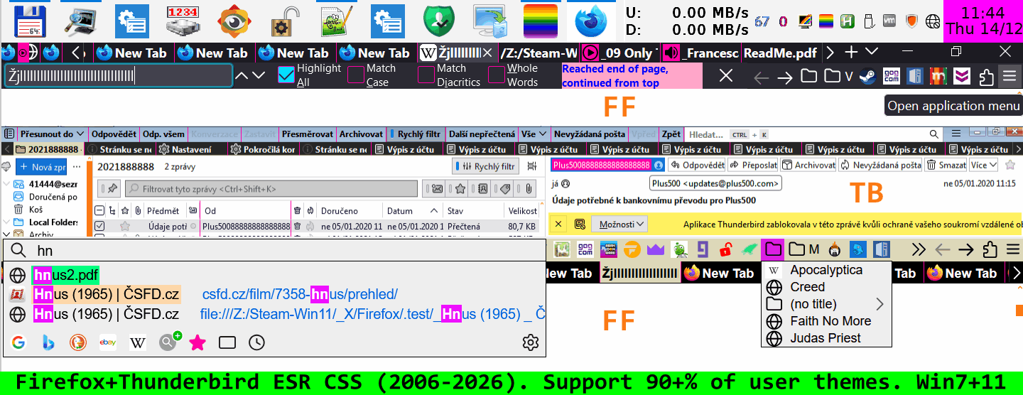 Three Rows Simple Compact Clean CSS screenshot