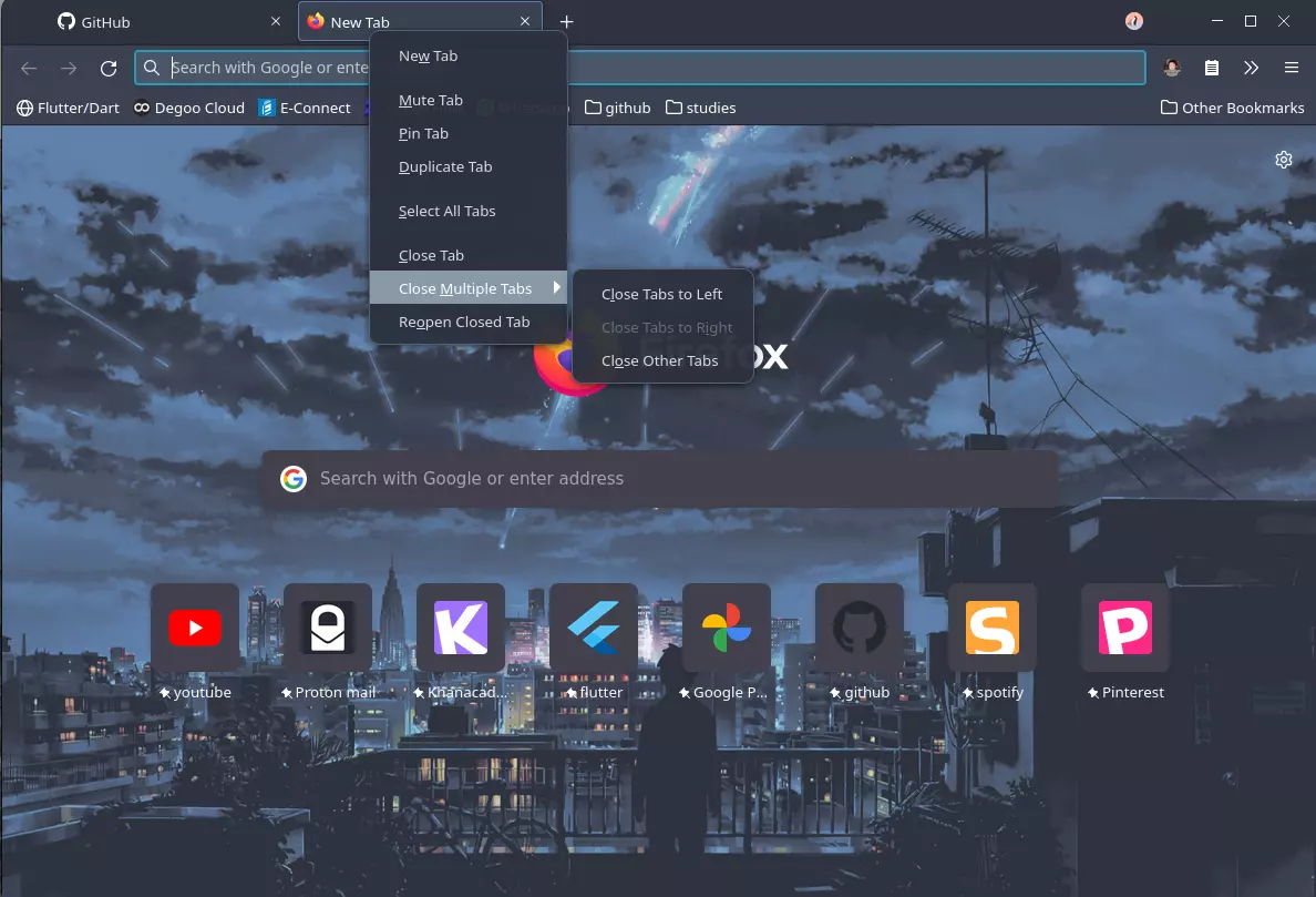 Elegant Fox screenshot