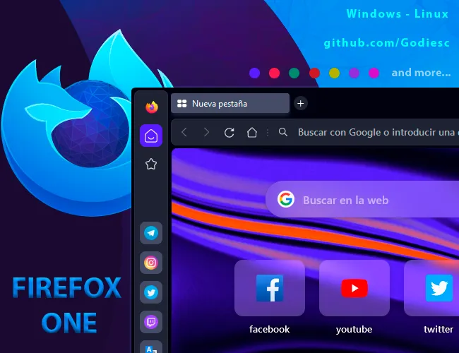 Firefox-ONE screenshot
