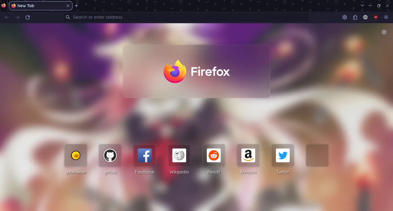 GlassyFox screenshot