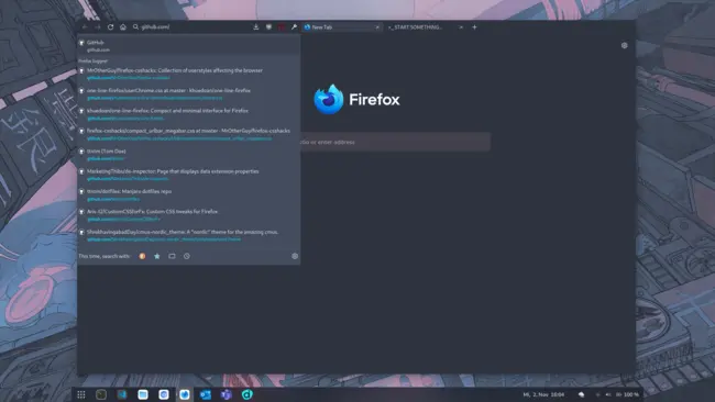 minimal-one-line-firefox screenshot