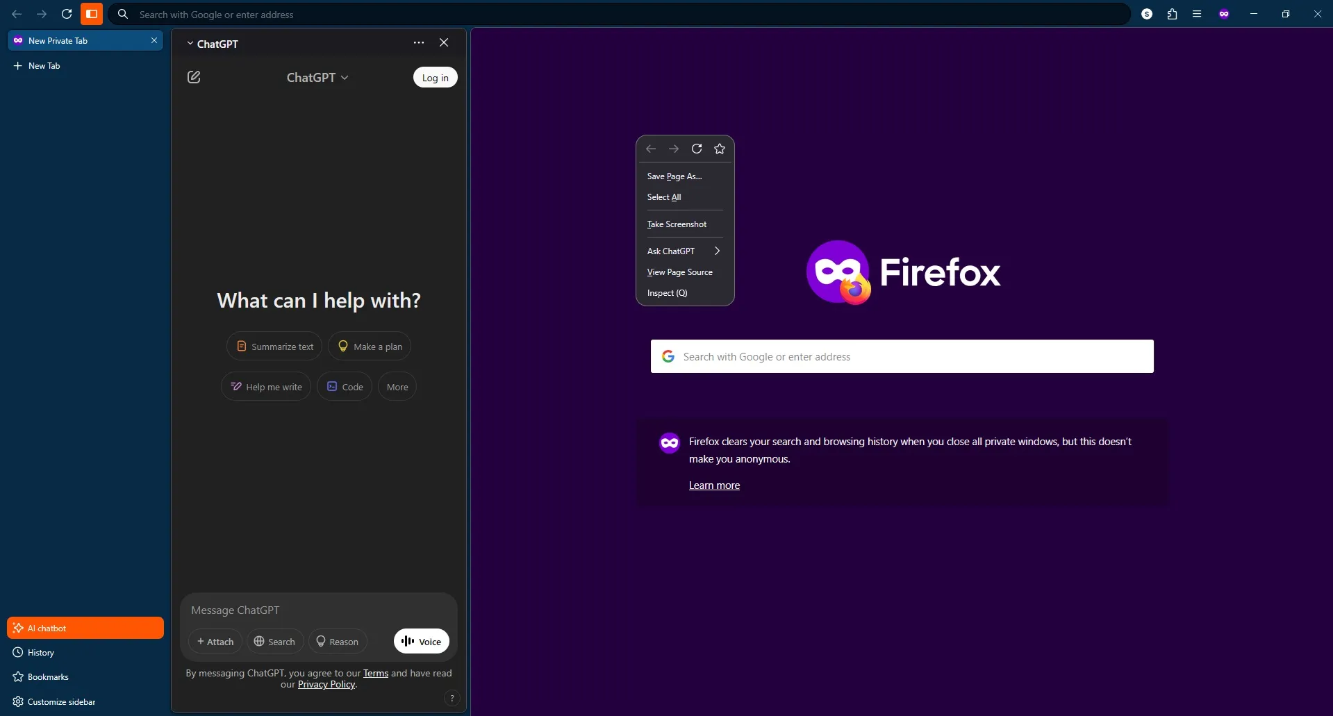 Firefox Moonlight Theme screenshot