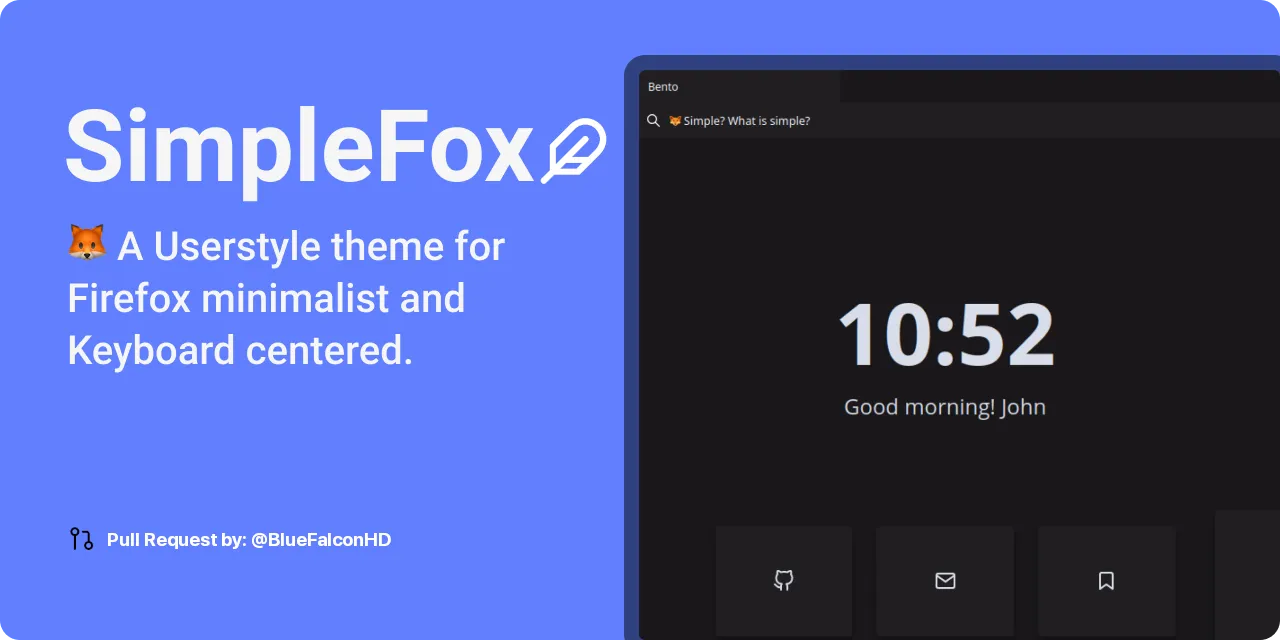 SimpleFox Feather Edition screenshot