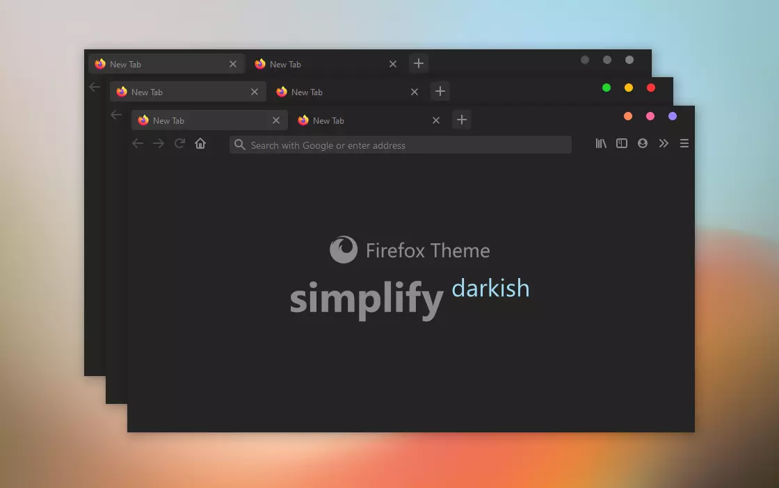 Simplify Darkish for Firefox screenshot