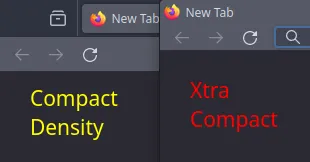 Firefox Xtra Compact screenshot